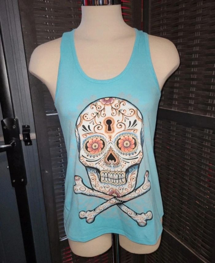 Tee-shirt tête de mort S