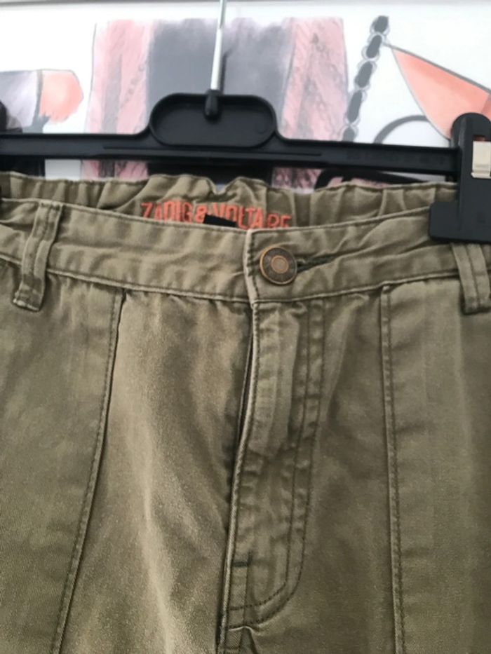 Pantalon cargo treillis Zadig & Voltaire 12 ans - photo numéro 4