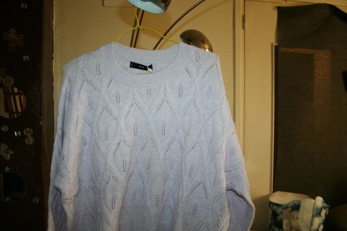 🌸👍Idéal pour les fêtes 👍#Pull - over #oversize Taille 44 Tendance 2024 "Mango" 🌸 - photo numéro 2