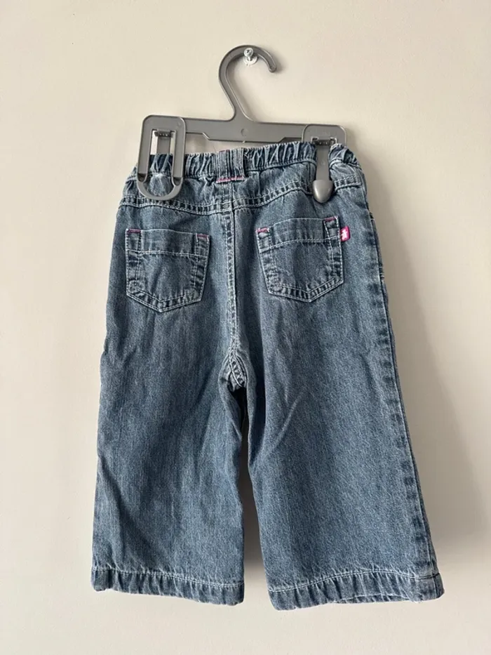 👖🌻 jeans hiver- bébé fille - 9 mois - 71 cm- kitchoun- très bon état - photo numéro 7