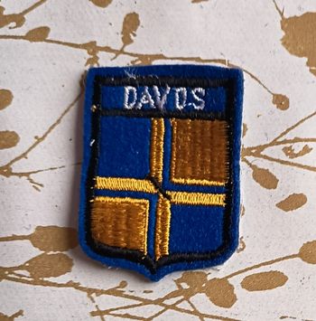 Écusson / blason à coudre ville de Davos