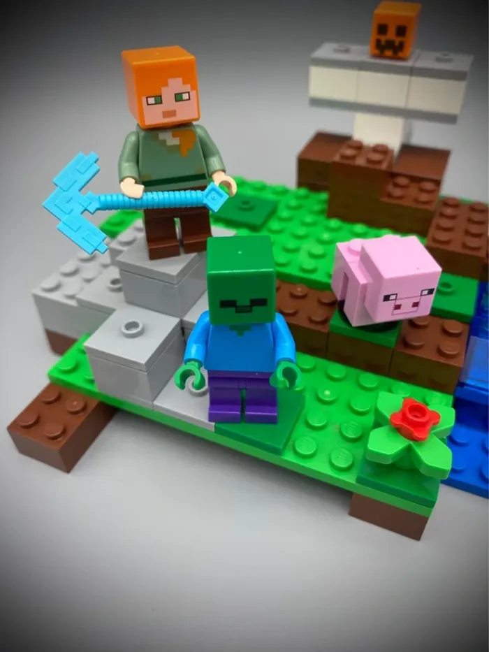 LEGO Minecraft 21123 - Le Golem de Fer - Complet avec Notice - photo numéro 8