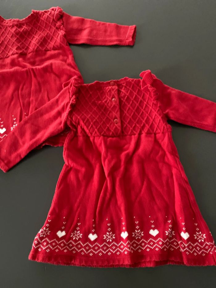 Lot de 2 robes C&A 2/3 mois - photo numéro 3