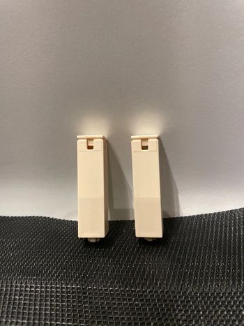 Playmobil lot 2 poteaux blanc cassé clinique vétérinaire 4009 6425 centre soins animalier