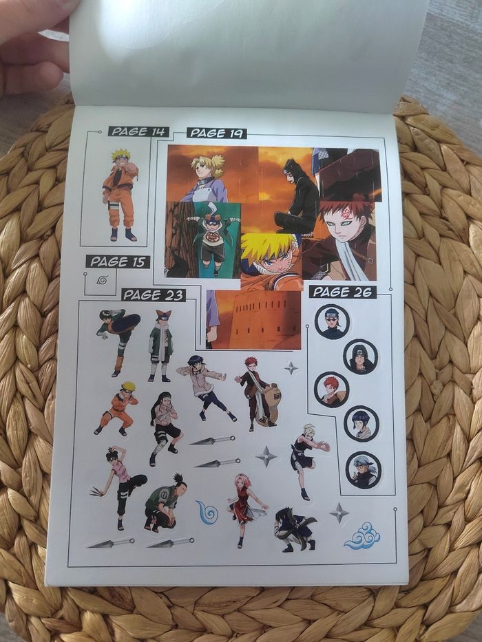 Bloc de jeux Naruto – Stickers Des équipes au combat  – À partir de 7 ans - photo numéro 3