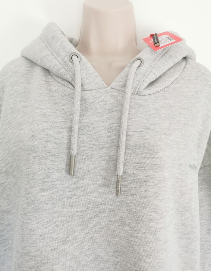 Robe sweat à capuche gris chiné Superdry Taille M/L - photo numéro 5