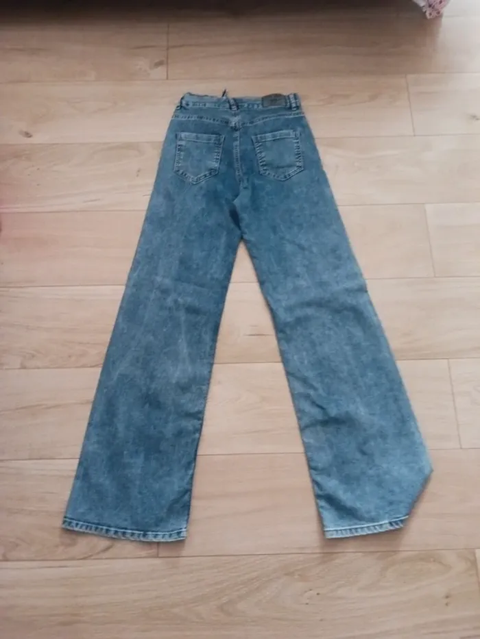 Jean fille marque Blue Effect High waist 15 / 16 ans - photo numéro 2