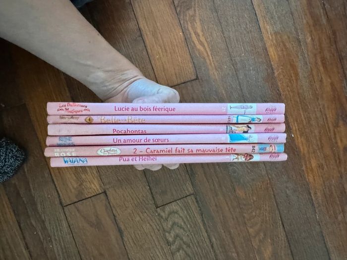 Lot 6 livres bibliothèque rose - photo numéro 6