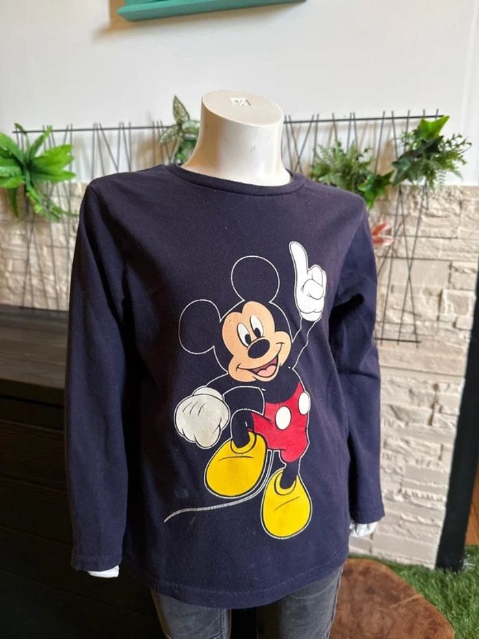T-shirt manches longues Mickey 6 ans garçon - photo numéro 5