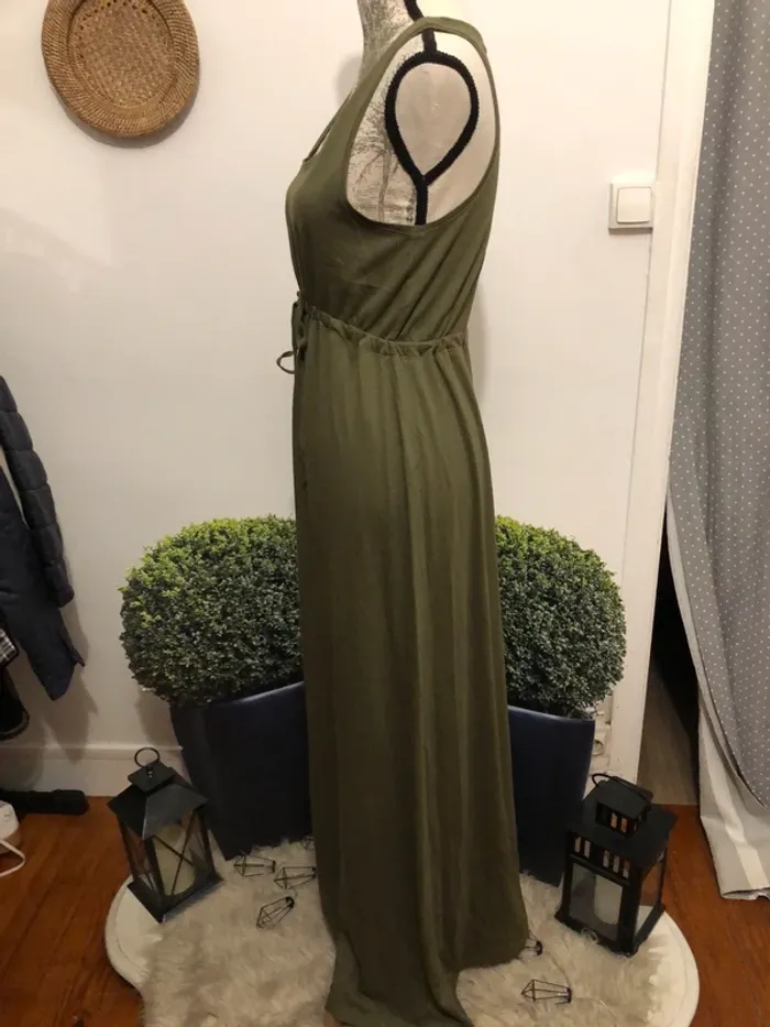Robe kaki Maxi Anna Field - photo numéro 3