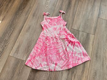Robe neuve rose et blanche C&A 2 ans