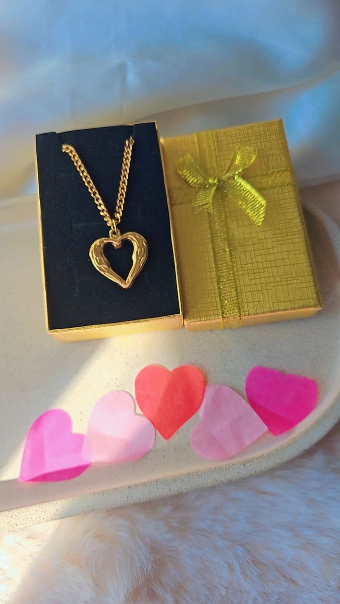 Collier pendentif cœur - photo numéro 3