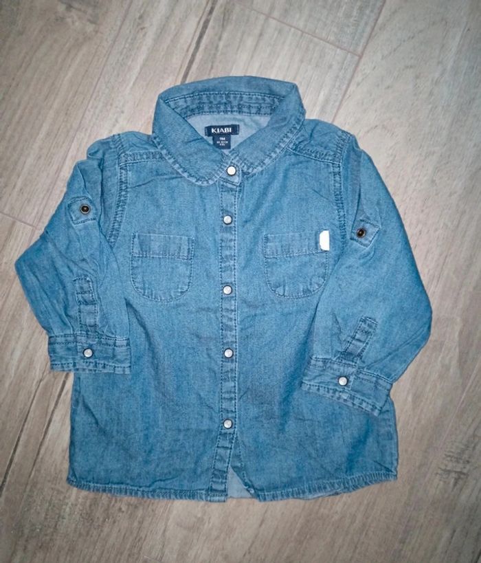 Chemise jean mixte 9 mois