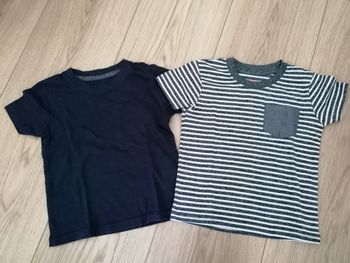 Lot de 2 tee shirts garçon 80 cm (18 mois) Primark