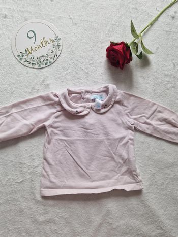 Tee shirt manches longues avec col Obaibi