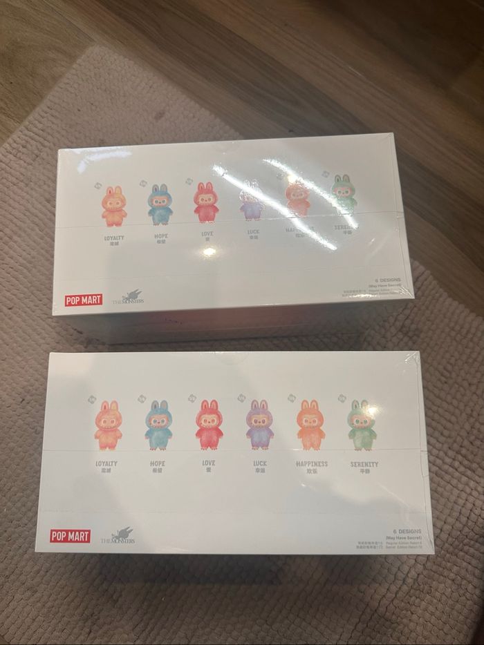 Lot de 2 Display whole set Labubu big into energy Pop mart x6 authentic scellée - photo numéro 5