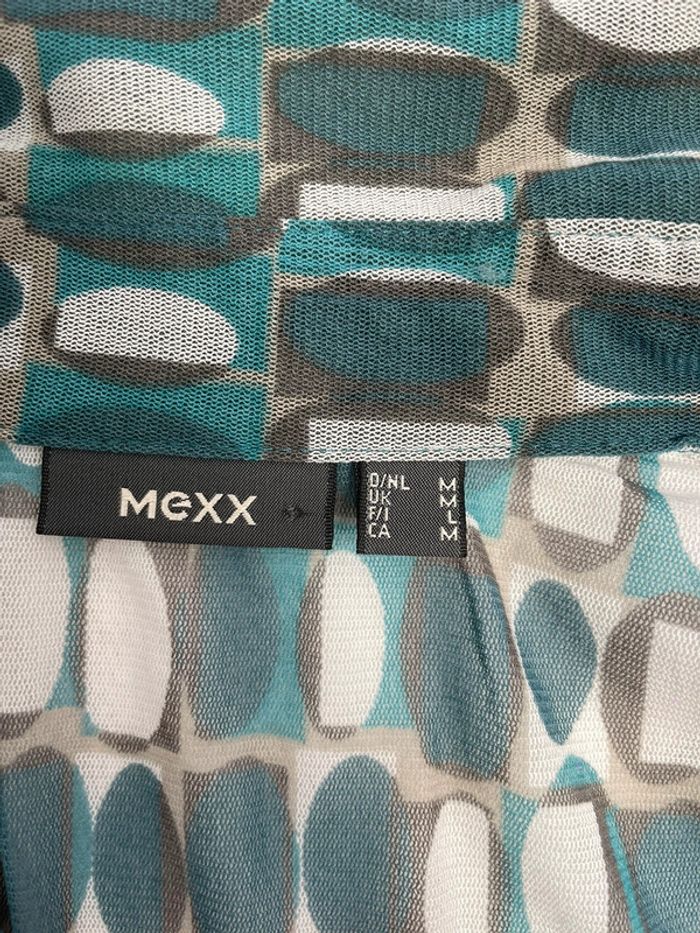 Chemisier en mesh imprimé graphique y2k M/L - photo numéro 8