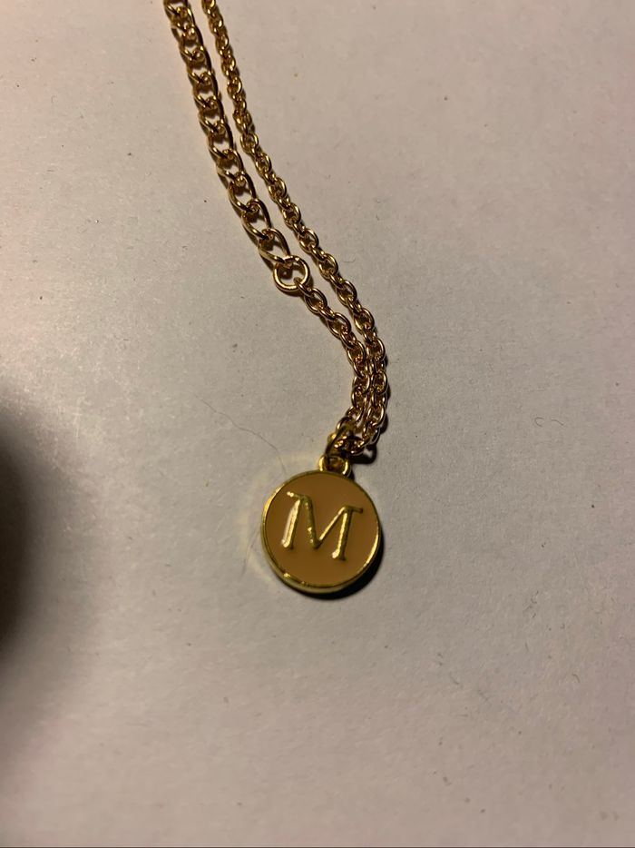 Collier initiale M - photo numéro 6