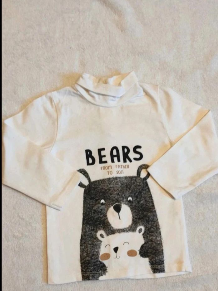 Lot automne hiver tee shirt 12 mois ml - photo numéro 5