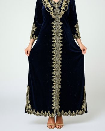 Robe  traditionnelle velours