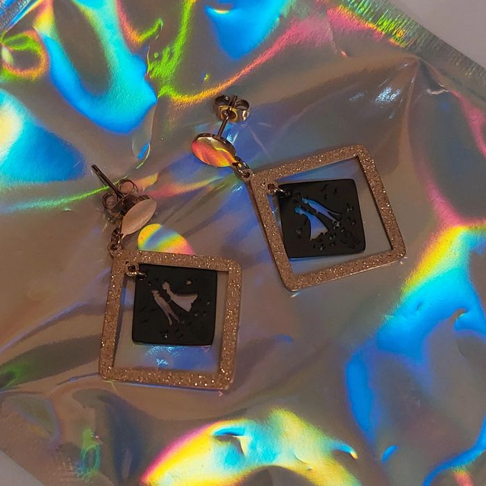 Boucles d'oreilles neuves acier inoxydable - photo numéro 4