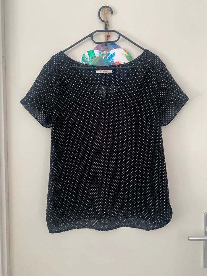 Blouse à pois