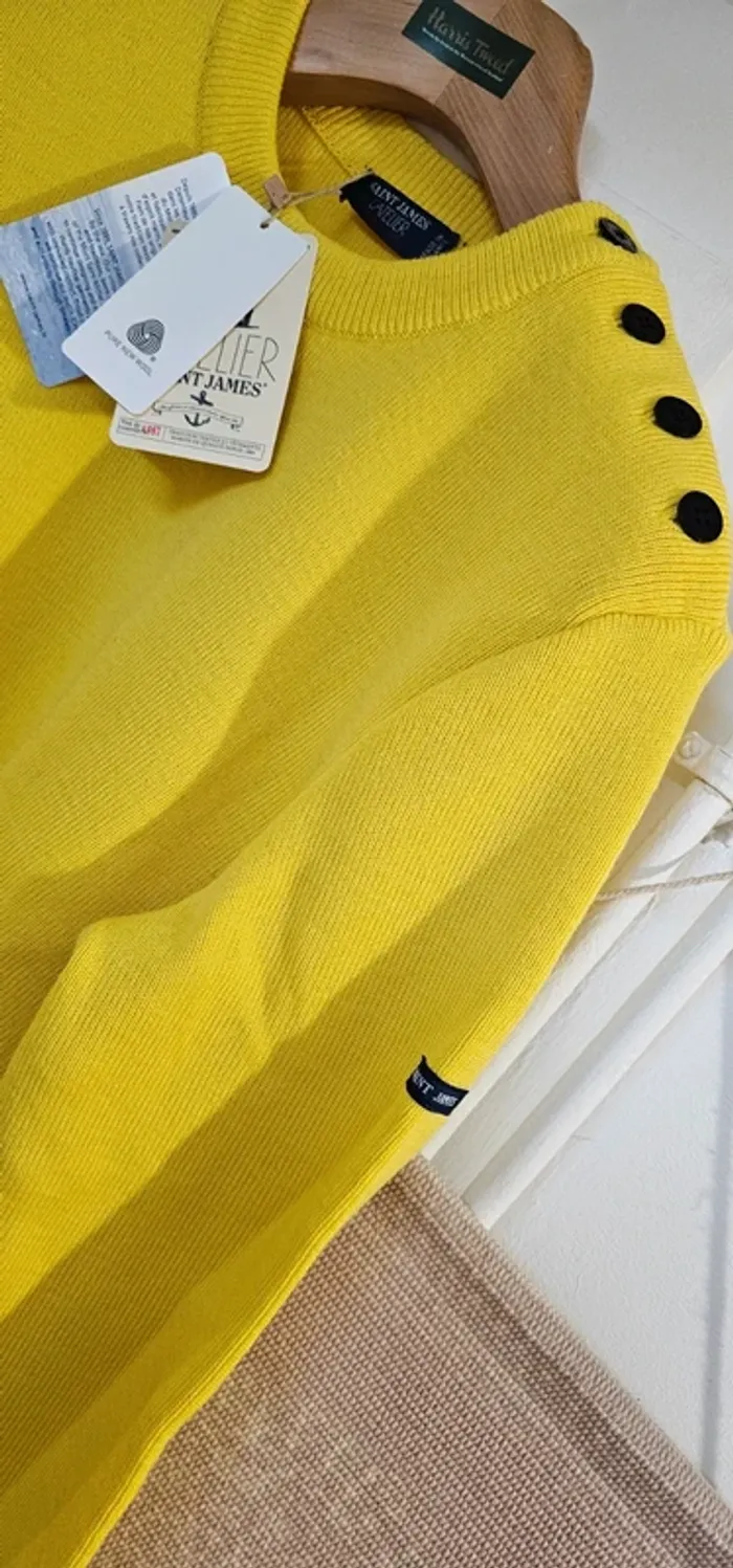 Pull Epais 100% Laine Saint James Taille L - photo numéro 2