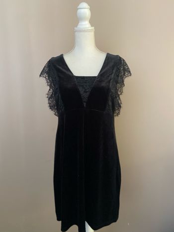 Robe noir velours