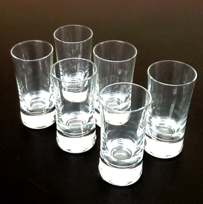 6 verres à Shot Verre tube classique / transparent - photo numéro 6