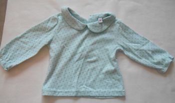 T-shirt fille manches longues 3 mois