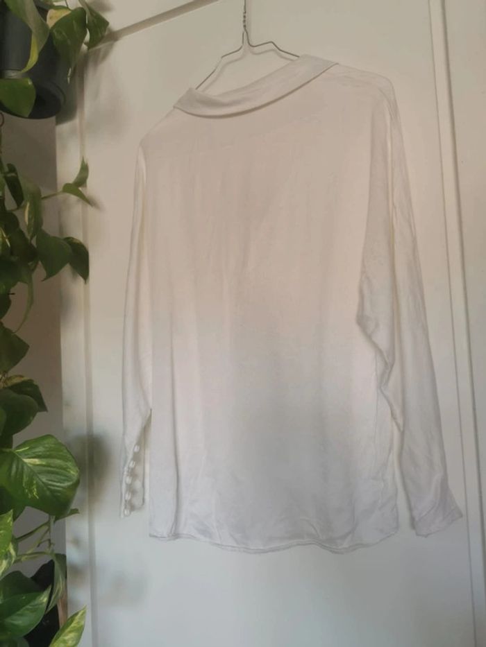 Chemisier blanc Zara - photo numéro 2