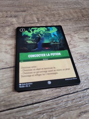 Carte Lorcana "Concocter la potion"