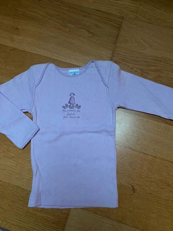 Tee shirt ML petit bateau 6 mois