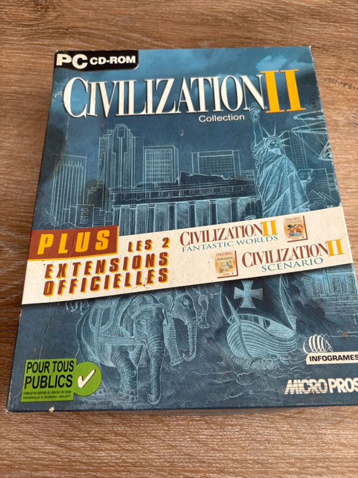 Civilization 2 collection pc big box - photo numéro 1