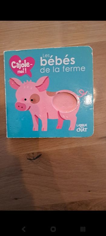 Livre bébé les bébés de la ferme