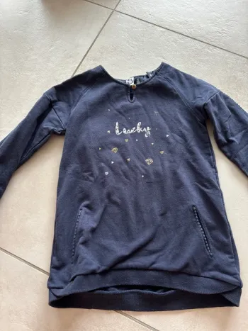 Tunique sweat 3 pommes 3/4 ans