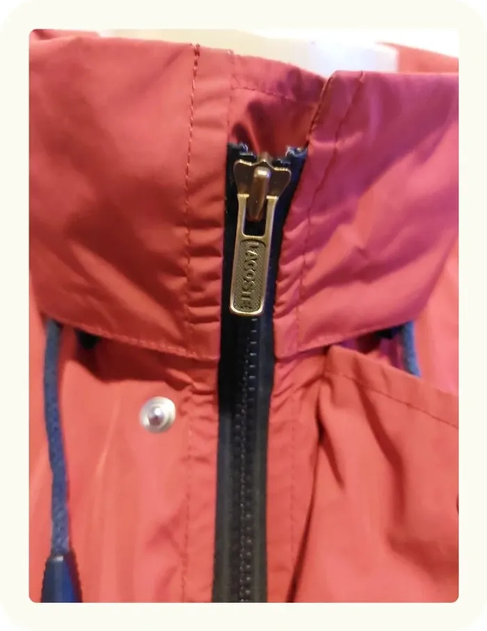 Veste parka à capuche Lacoste Vintage - photo numéro 6