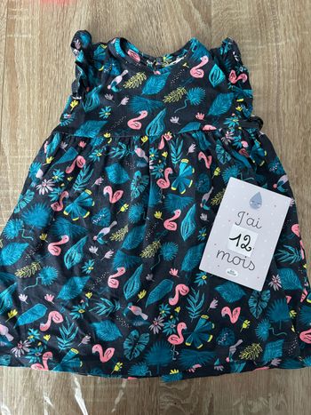 Robe bleu été GÉMO t.12m