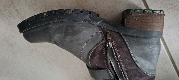 Bottines fourees grises - photo numéro 3