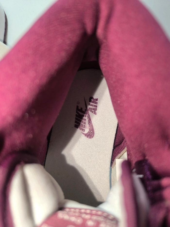 Baskets Jordan one mid blanches et bordeaux pointure 42 neuves avec boîte - photo numéro 12