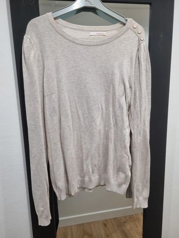 pull beige M camaïeu