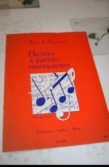 livre  dictées  musicales