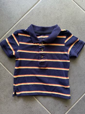 Polo rayé Taille 6-9 mois 74cm
