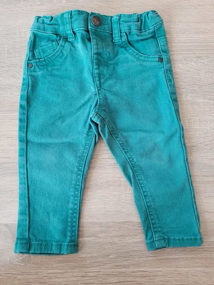 Lot de 2 pantalons fille en 9 mois - photo numéro 6