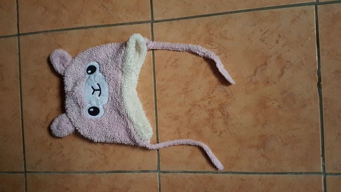 Bonnet polaire fille à cordons rose 5-6 ans Zeeman