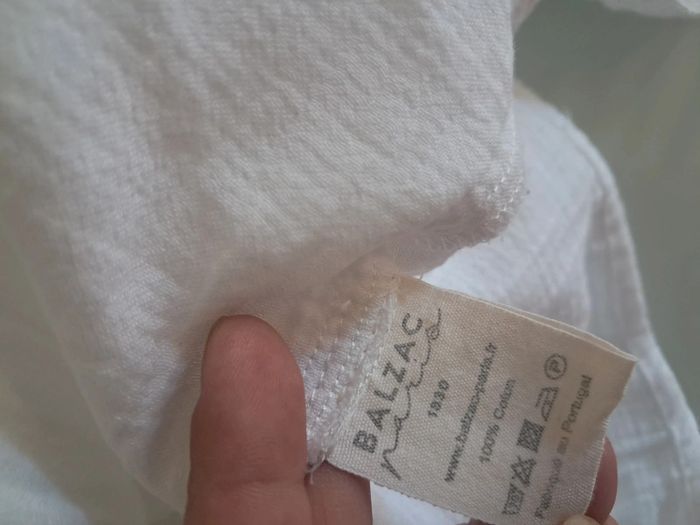Balzac blouse été blanche T.36/38 en tbe - photo numéro 10
