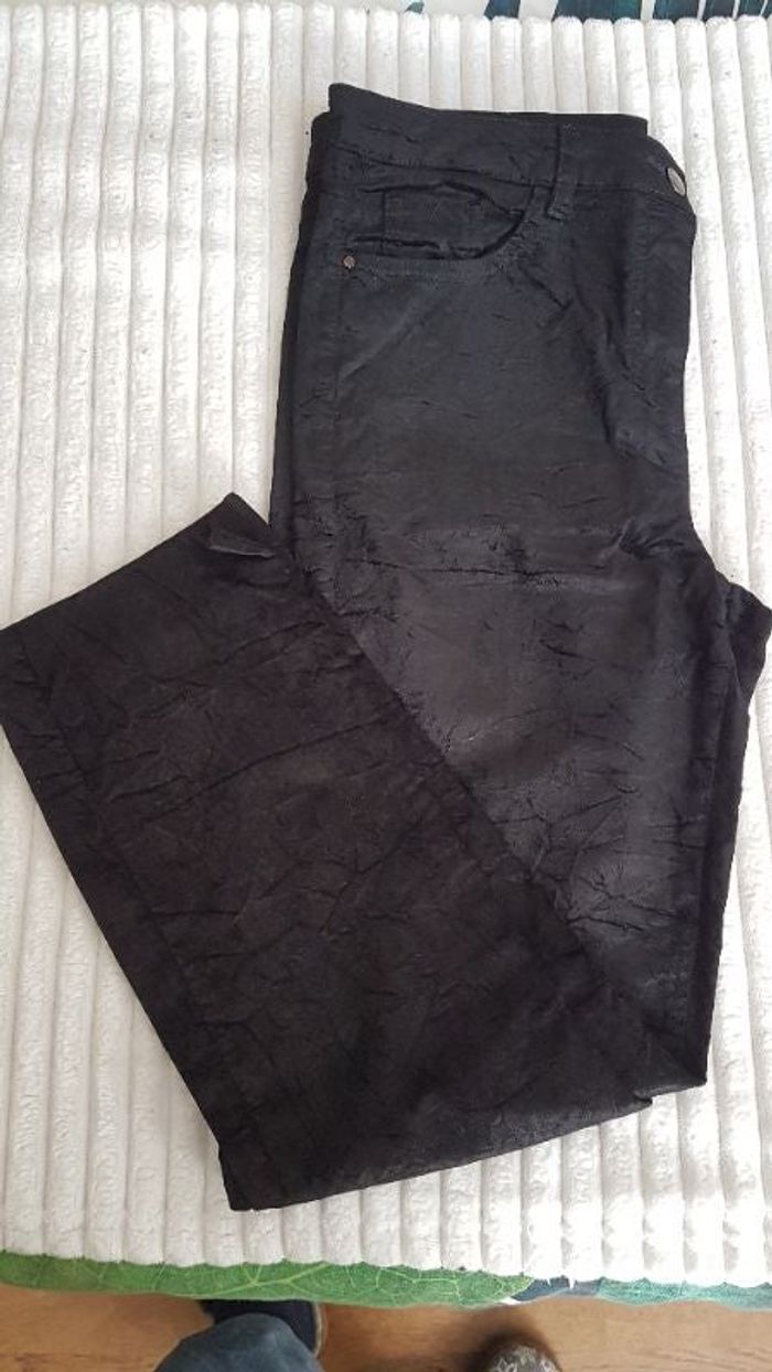 pantalon velours noir caroll 40