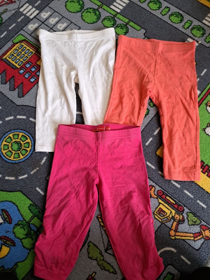 Lot de 5 leggings court 3 ans - photo numéro 2