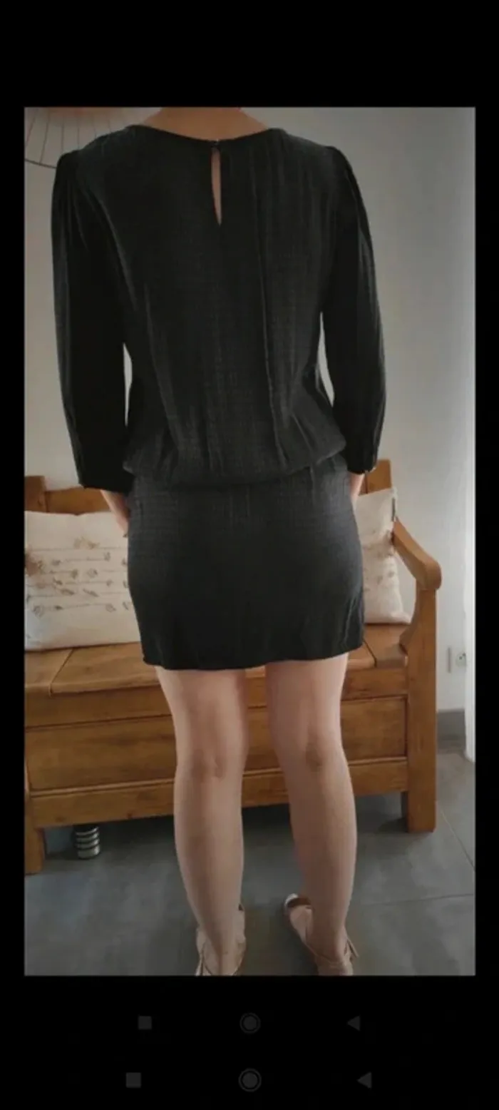 Promod petite robe noire taille S très bon état - photo numéro 2