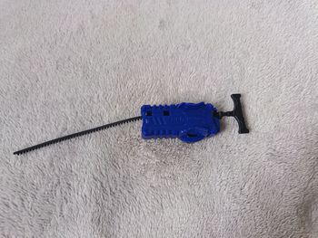 Lanceur Beyblade Burst Bleu - Hasbro / Tomy (2016) + Crémaillère